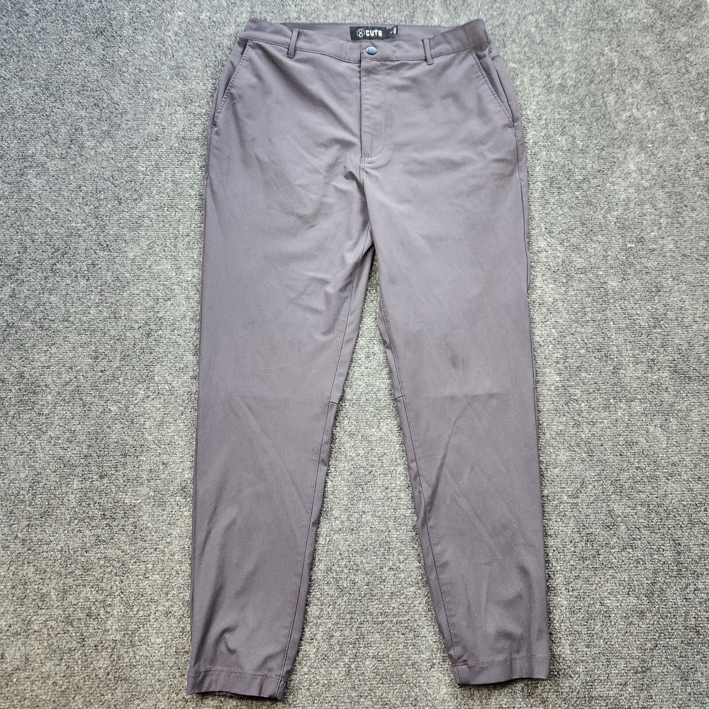 Cuts Clothing AO Jogger Mens‎ Large Gray Performance Stretch Pants Gym